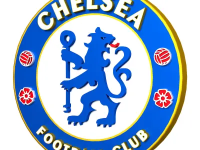FC CHELSEA logo  3D print model