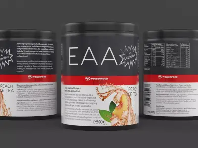 Protein Powder 3D model