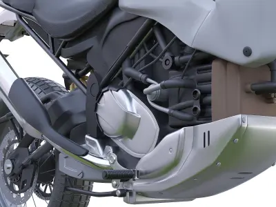 Dugatti motorcycle 3D model