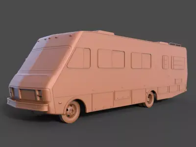 Fleetwood Bounder 1986 3D print model