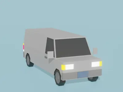 Low Poly Vehicle Pack Lite Low-poly 3D model
