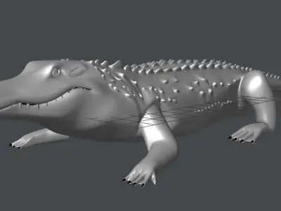 Alligator 3D model