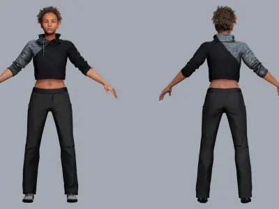 Kali - Sports Vibes Low-poly 3D model