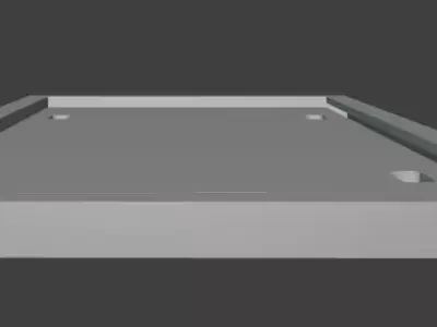3D Printable License Plate Frame - ARG - Marco para Patente ARG 3D print model