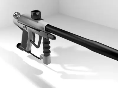 Paintball Marker - Speedball Type 2 3D model