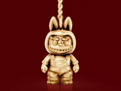 Labubu Key Holder 3D print model