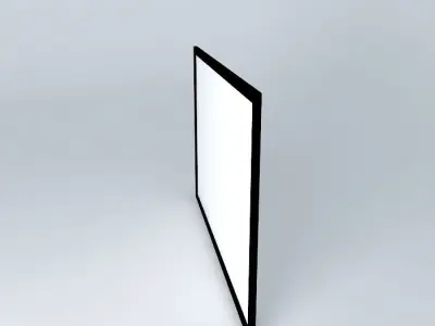 Framed city photo Free 3D model