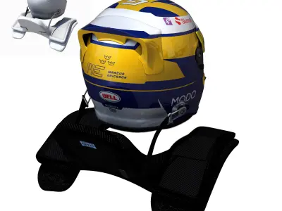 Ericsson Helmet 2016 Low-poly 3D model