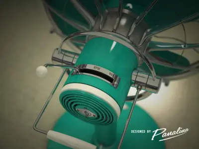 Panalina Vintage Fan Ventilator 3D model