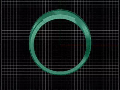 Minimal Abstract Ring 35 3D print model