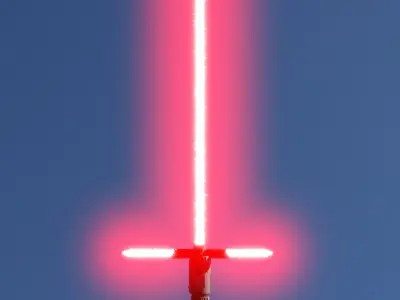 Kylo Ren Lightsaber Free 3D model