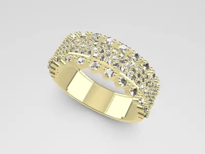 Rings sapphire ring 3D print model