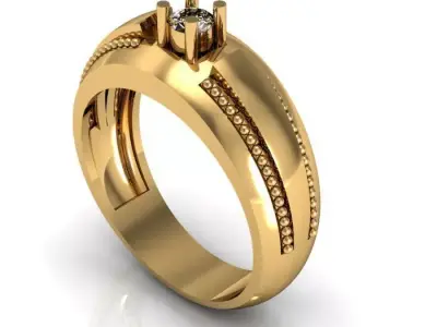 man ring 3D print model