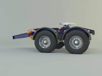 truck trailer 5 model 3D model