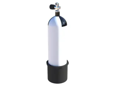 Scuba Diving Cylinder  3D model
