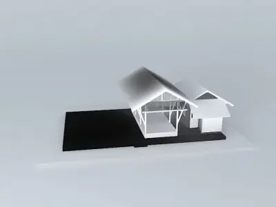 Lendah train station Free 3D model