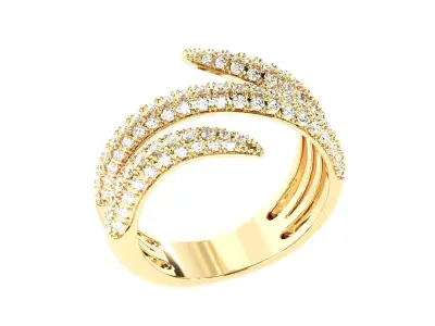 Fancy ring 3D print model get