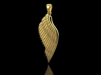 Angel Wing Pendant N5 3D print model