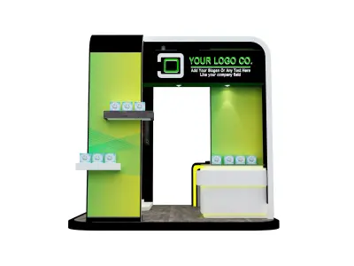 Booth Exhibition Stand a531b 3D model