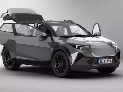 Generic Modern Compact Class SUV 3D model