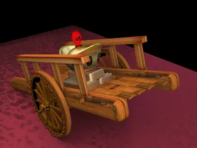 Chinese cart  3D model