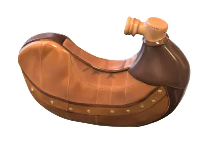 Fantasy Flask Potion  Pack Low-poly 3D model
