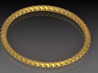 bracelet bangle Free 3D model