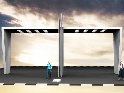 Decoration Gate Design a291  3D model