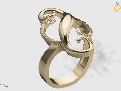 Women Plain Ring STL Models Womens Ring 3dmodels 3D print model 3D print model 24