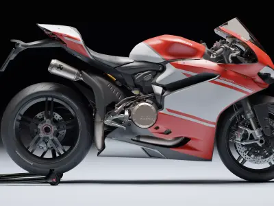Ducati 1299 Superleggera 2017 Low-poly 3D model
