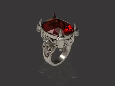 ANTIQUE RING N - 172 3D print model