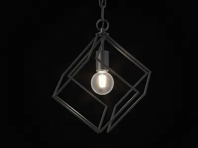 732317 Gabbia Lightstar Pendant chandelier 3D model