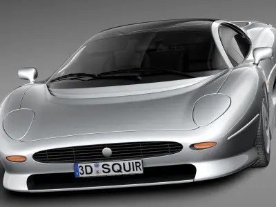 Jaguar XJ220 1992 3D model