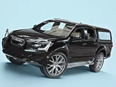Isuzu dmax 2019 3D model