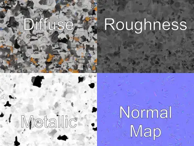 V12 Engine Billet Aluminum Components model pack Low-poly 3D model