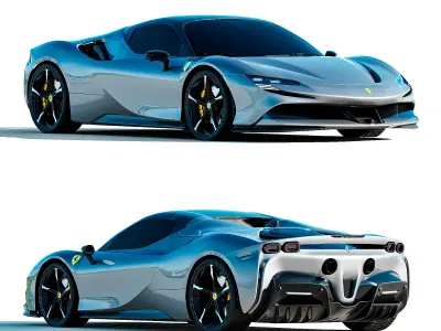 Ferrari SF90 Spider 3D model