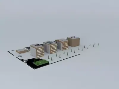 Code colony 3D model