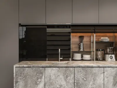 Modern Luxury Architectural Interior 3D model