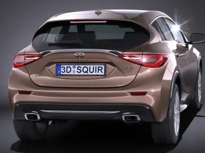 Infiniti Q30 2016 3D model