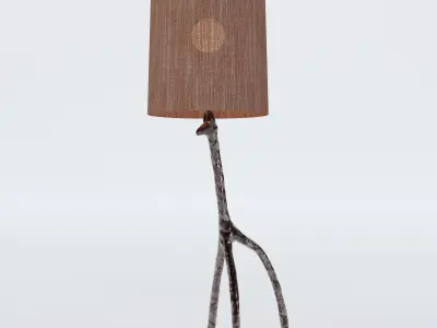 Lamp made to look like a Giraffe 3D model