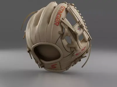 Baseball Glove Cream 3D model