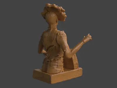 Clicker Bust 3D print model