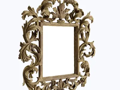 Roberto Giovannini Art 1011 Classic Mirror two finishes LOWPOLY Low-poly 3D model