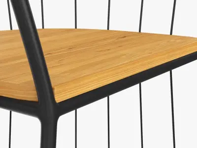 Outdoor chair 02 3D model