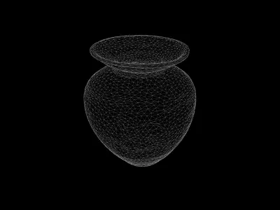 Anydrafts Jar 03 Low-poly 3D model