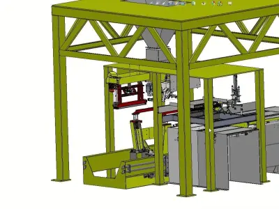 Large Packing Machine for Industrial Use 3D model