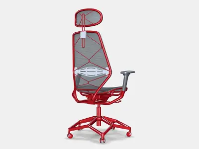 STYRSPEL Gaming chair Low-poly 3D model