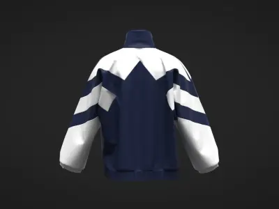 Free Vintage Jacket Sport Free 3D model