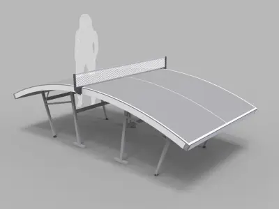 Teqball Table 3D model
