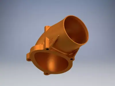 C20xe Powercap 80 mm no fitting RIGHT PIPE  3D print model